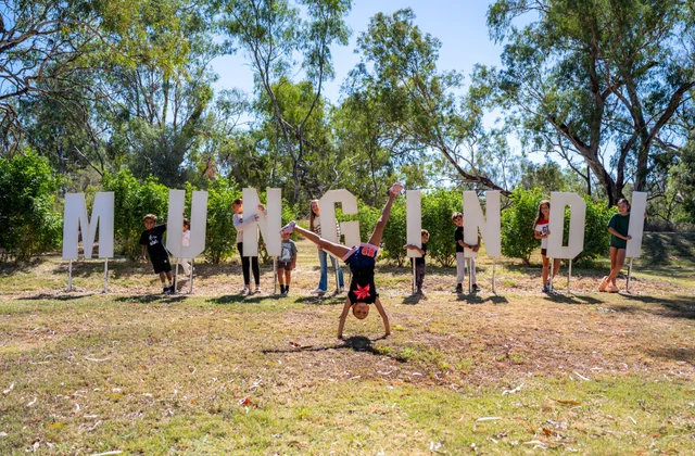 Mungindi Sign - Barwon River Park