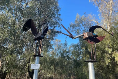 Mungindi Sculpture Trail