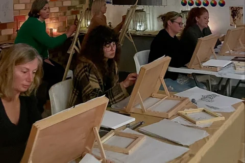 Paint & Sip – Floral Night