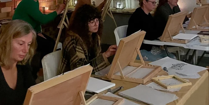 Paint & Sip – Floral Night