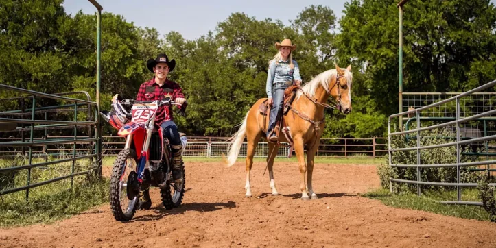 Mungindi Show - Horse Vs Motor Bike Barrel Race